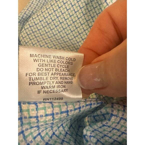 TailorByrd Shirt 15 32/33 Size M Plaid Button Up Long Sleeve Classic Fit - Picture 11 of 11